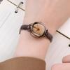 GEDI Vintage Watch Woman Fashion Microfiber Leather Strap Quartz Watches Waterproof Elegant Temperament Niche Women Gifts