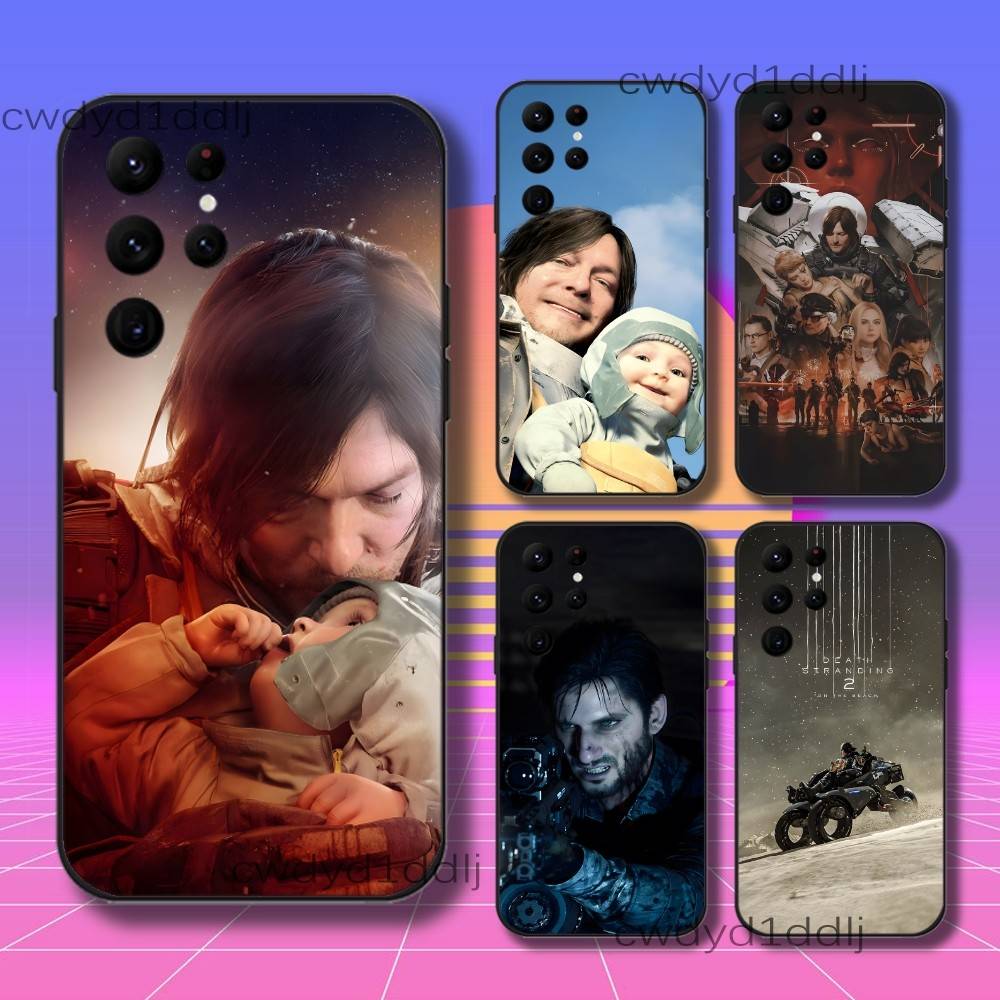 D-Death Stranding 2 On The Beach Phone Case For Samsung S10,S21,FE,S21 ,S26,S25,S24,S23,Ultra,S9,S22,Plus Black Shockproof TPU
