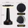 Portable LED Table Lamp with Touch Sensor, Rechargeable Battery Lasts Hours, For Kids' Bedrooms and Nightstand Table Lamps