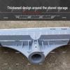 Hardened Steel Snow Pusher with Wood Handle