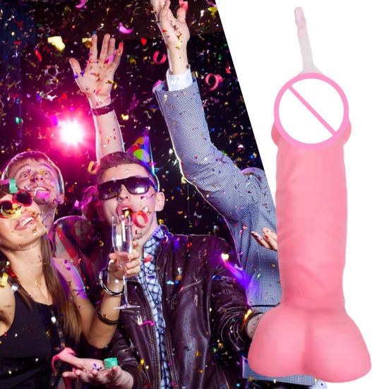 550ml Water Cup Large Capacity Funny Shape Leak-proof Easy To Clean Drink Water Carnival Prop Plastic Bachelor Party Spoof Water Cup Party Favor