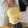 Xiaoxiangfeng Shoulder Bag, Women's New Trendy and Fashionable Diamond Grid Chain Bag, Versatile Travel Backpack