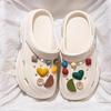 Women's Chunky Height-Boosting Odor-Resistant EVA Beach Sandals - Trendy Summer Baotou Slippers