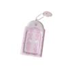 Portable PVC Photocard Holder Keychain Angel Wings Cartoon Photo Frame Hanging Decoration ID Badge Holder for Student Girls