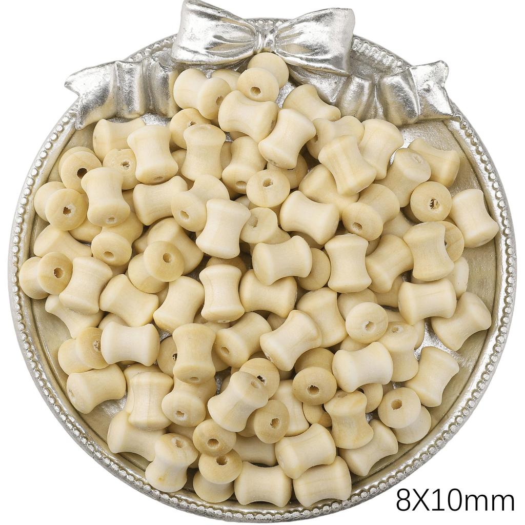 Wood Round Loose Beads For DIY Jewelry Making Bracelet Necklace