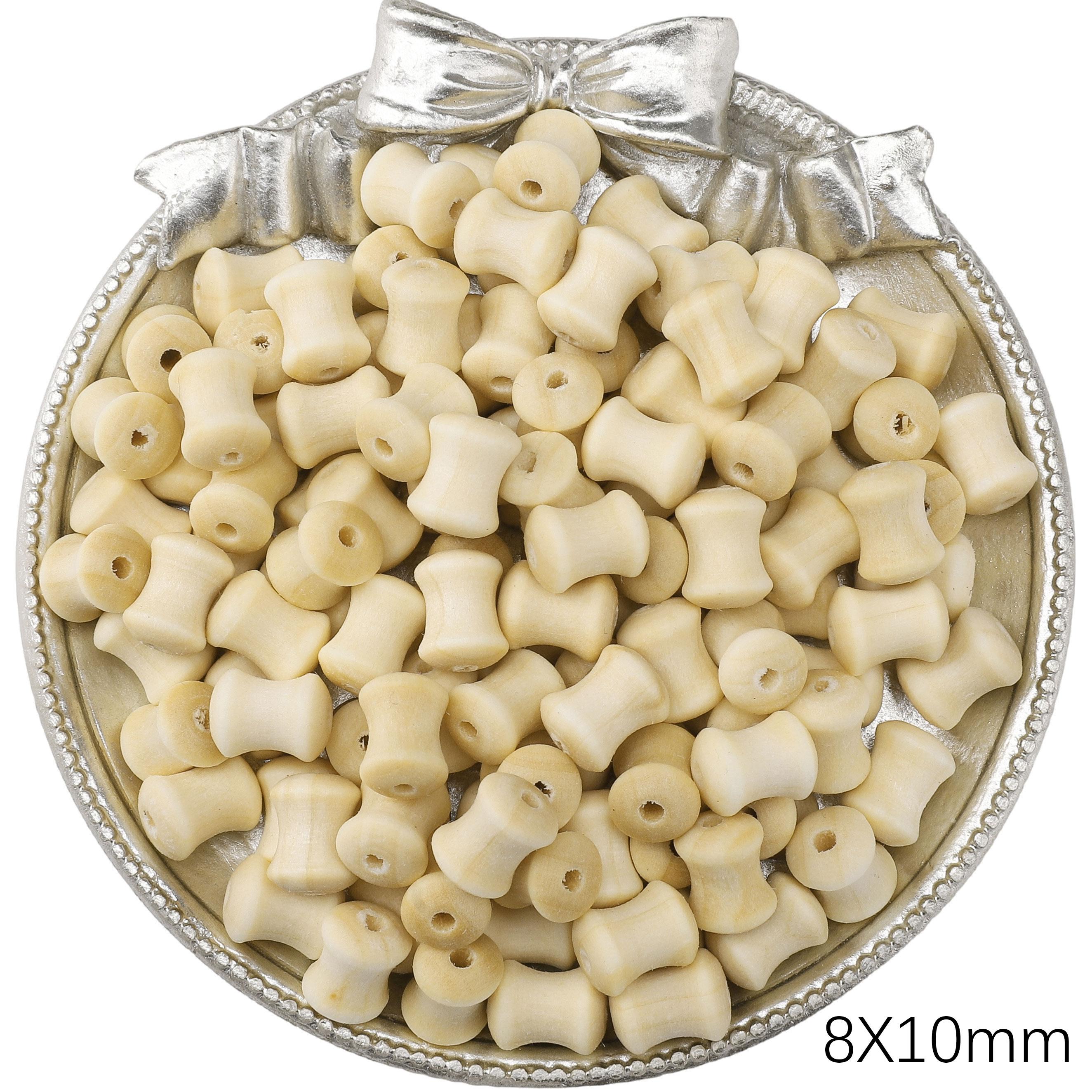 

Деревянные круглые бусины для изготовления украшений своими руками, браслетов, ожерелий Bamboo node 8.x10mm 20pcs