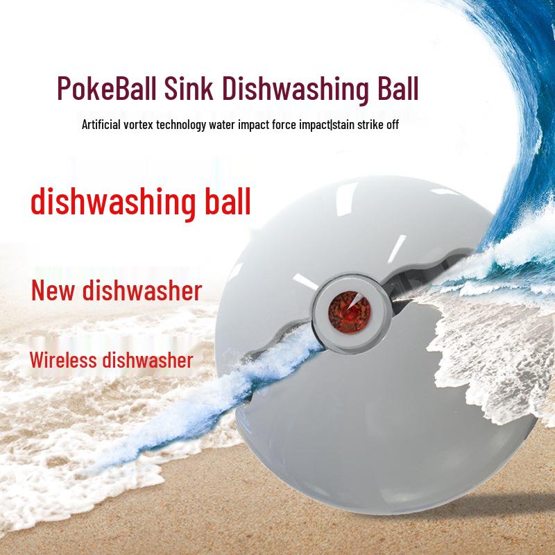 Portable Ultrasonic Mini Wireless Dishwasher Ball - No Installation Required USB Port