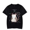 Top Men Women's T-shirt Cute Rat Printed Short Sleeve Male T-shirt Harajuku Fashion Couple Loose Street Style Y2K Tops Clothing
