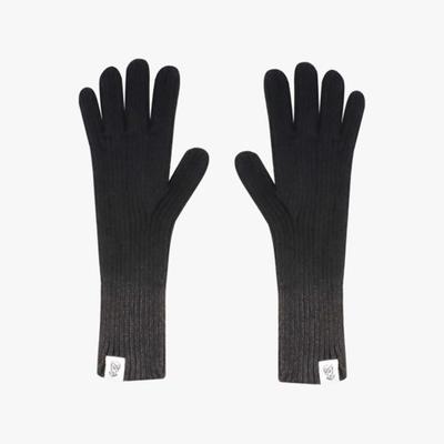 PINK PINEAPPLE GRADATION GLOVES_BLACK