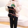 Stick Horse Plush Hobby Horse on a Stick with Wood Wheels Realistic Horse Neighing and Galloping Sounds for Kids