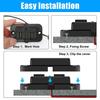QC 3.0+PD 12V-24V LED Dual USB Car Fast Charger Socket Power Outlet Touch Switch