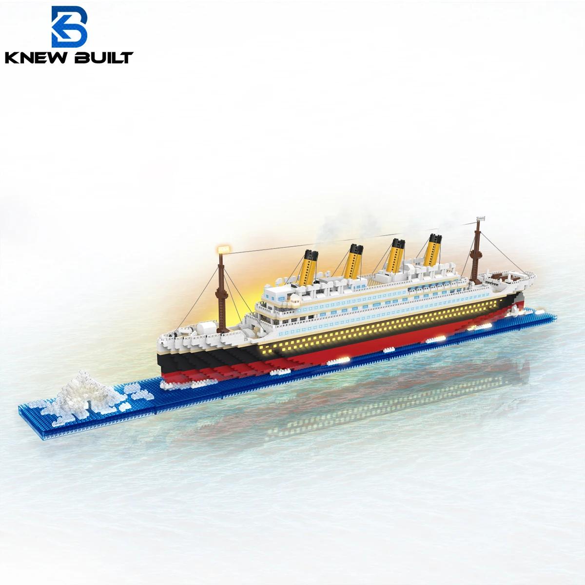 Wucifang Bags Unisex Knew Built 6 Kinds Titanic Model Cruise Ship Building Block For Adult Micro Mini Brick Toy Perfect Gift