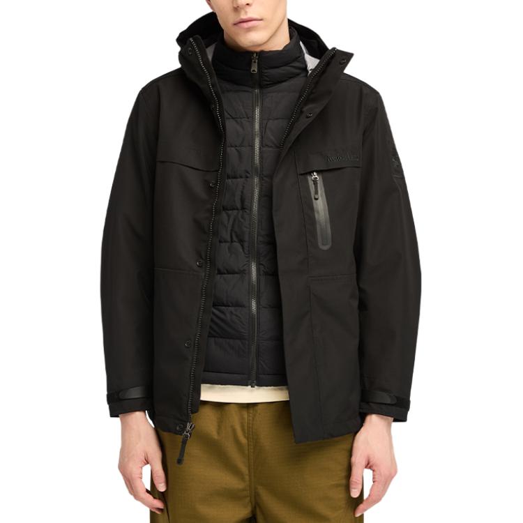 Timberland Urban Outdoor 3-In-1 Down Jacket Men Jackets Black A2M6X-001
