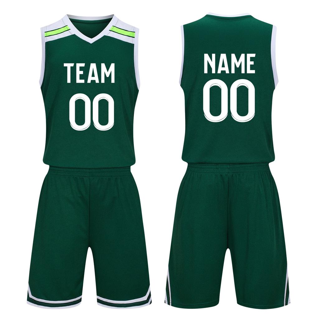 Basketball Custom Clothes Kids Basketball Suit Classic Tops + Pants Basketball Jerseys Suit Set