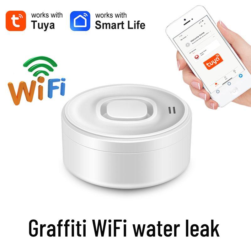 Tuya Zigbee WiFi Smart Water Leak Detector & Alarm for Kitchen
