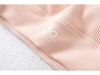 Women's Ribbed Long Sleeve Yoga Top with Chest Pads - Quick-Dry Crop
