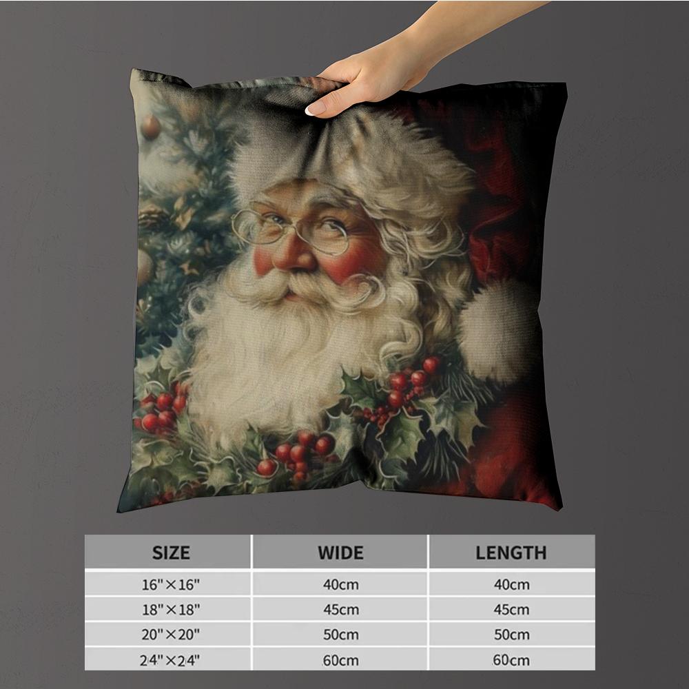 Kissenbezug luxuriös Heimbüro, Sofa dekorativ Mehrgrößen Autositzkissen, Kissenbezüge Weihnachtsmann Weihnachten Retro