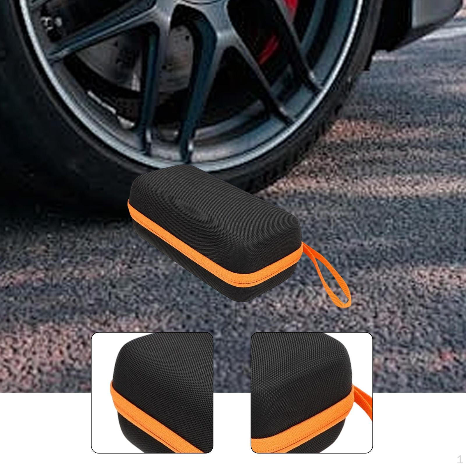 

Car Starter Box Hard Case Protection with Mesh Pocket Holder EVA Portable Storage Bag L