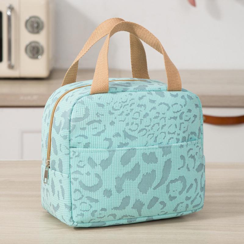 Ink Pattern Lunch Bags For Women Insulation Bento Pack Aluminum Foil Rice Bag Meal Pack Ice Pack Student Bento Lunch Bags