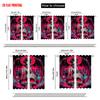 2pcs   Plane Printing Curtain Popular Cute Little Witch Polyester Fabric (without Rod) All Seasons Ldeal for Home & Office