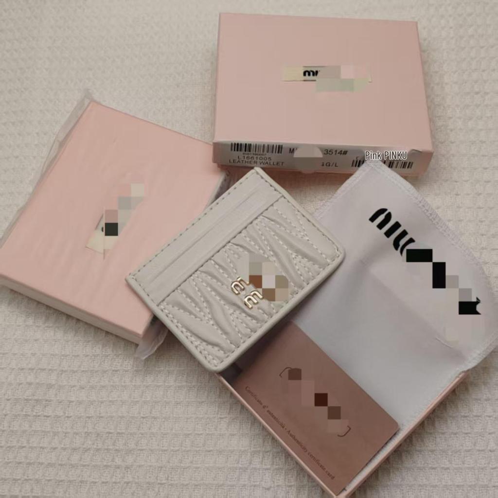 Trendy M Women's Versatile Pleated Wallet: Stylish Short Coin & Card Holder
