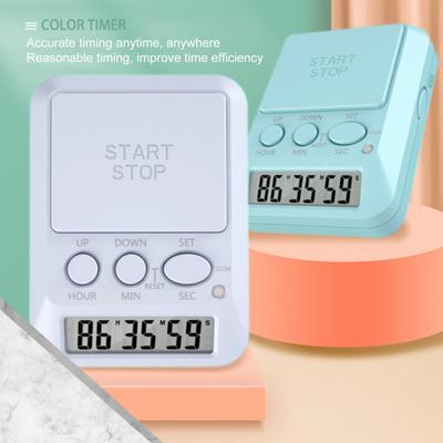 Digitale Keukentimer met Luid Alarm Multifunctionele Elektronische Timer Telt Op En Af voor Keuken Studie Werk Oefening Training Buitenactiviteiten