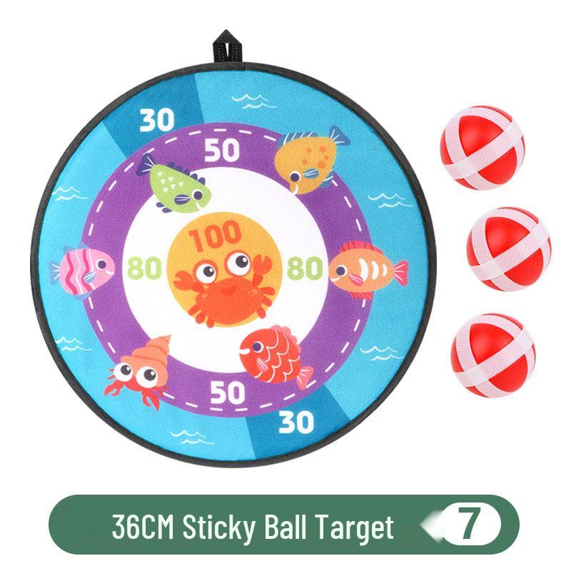 Children's Outdoor Sticky Ball Dartboard Game Set