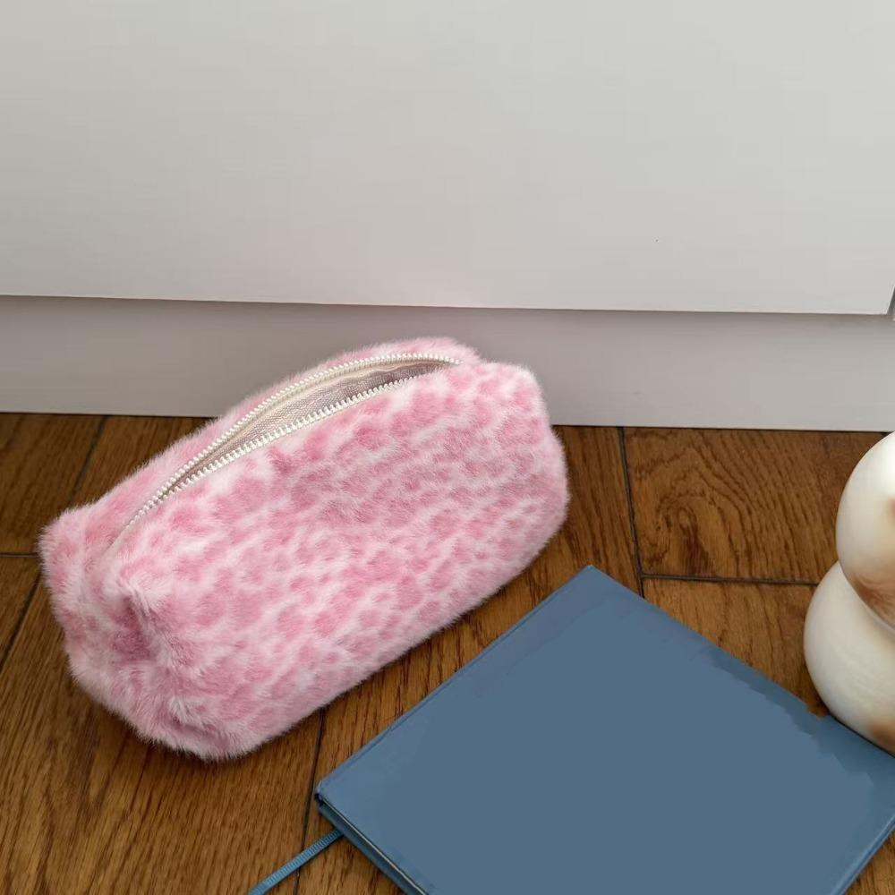 Multi-functional Pen Bag Leopard Print Portable Stationery Pouch Stationery Organizer School Office