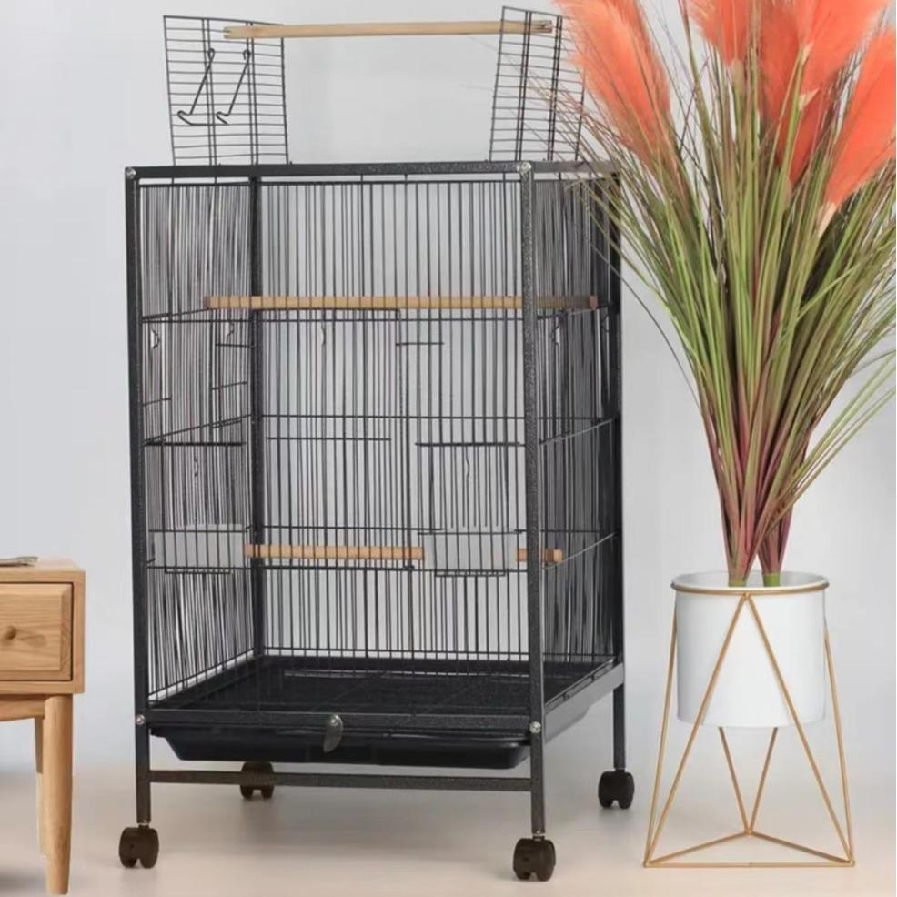 Multifunctional Iron Bird Cage: Parrot Villa with Large Space and Multiple Layers
