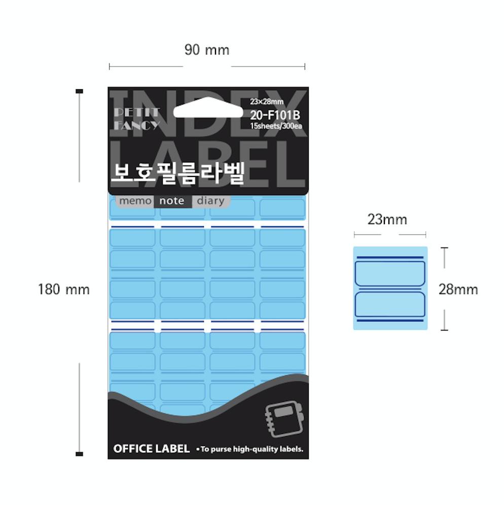 Petit Fancy Schutzfolie für Index-Etiketten (je 10 Stück) Index-Etiketten/Kategorie-Etiketten/Büro-Etiketten/Anhänger-Aufkleber/Markierungswerkzeuge – 42 Optionen