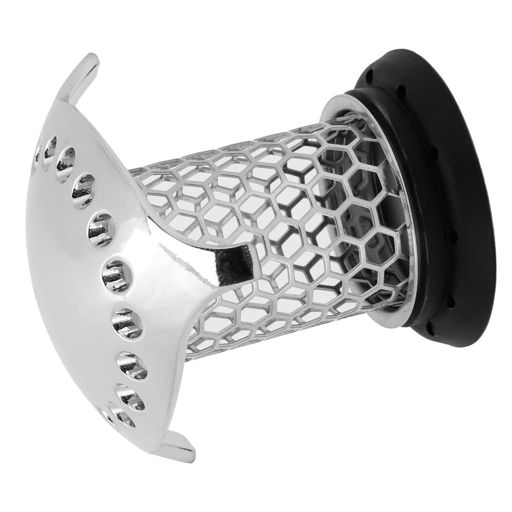 Anti Clog Sink Drain Strainer 304 Stainless Steel Drain Pipe Hair Catcher Drainage Protector(L )