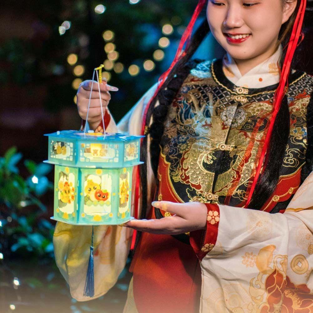 Chinese Style New Year Luminous Lantern Traditional Spring Festival Supplies  Good Luck Decoration