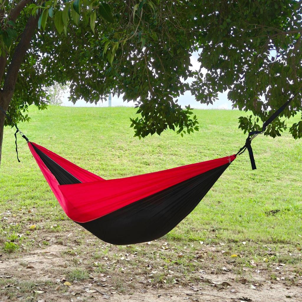 Ultra-light Nylon Parachute Hammock - Anti-rollover, Portable Outdoor Swing for Camping, Adults & Kids