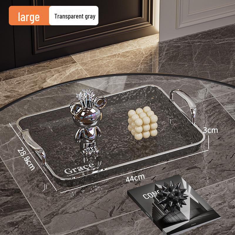 Luxury Rectangular Tray - High-End Fashion for Tea Cups & Desserts