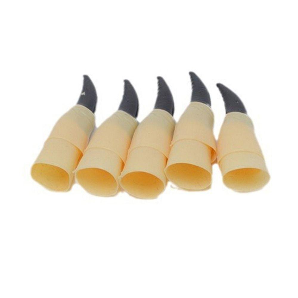 

10Pcs/Set Luminous Zombie Witch Finger Set Ghost Ghost Claw Prop Holiday Party non-luminous black