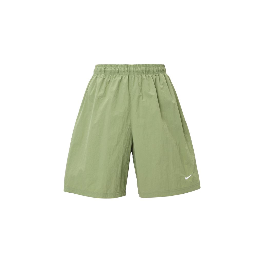 Nike Solid Color Logo Running Casual Shorts Men Bottoms Green DX0750-386