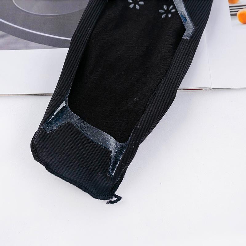 Women's Summer New Versatile Solid Color Non Slip Invisible Boat Socks