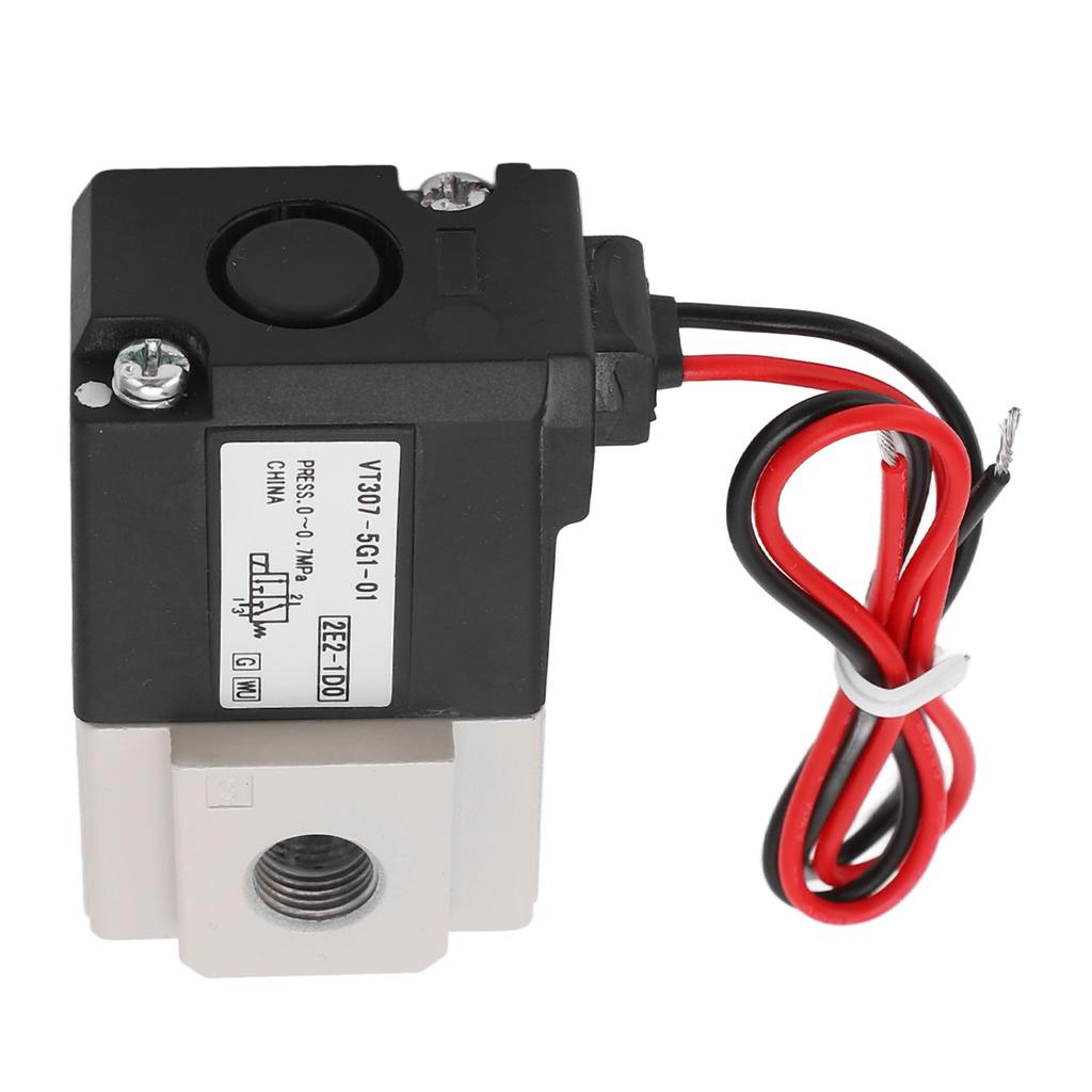 Válvula Solenoide Eléctrica de Vacío Tipo SMC G18 2 Posiciones 3 Vías Acción Directa Solenoide Neumático