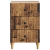 Nightstand Reclaimed Wood 43 x 41 x 66.5 cm Engineered Wood