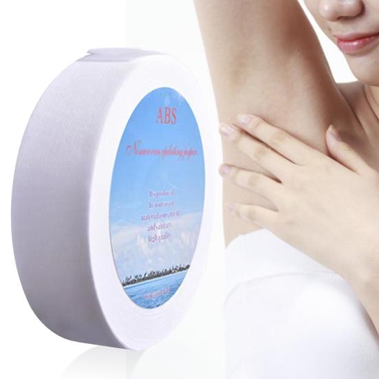 Hair Removal Paper Disposable Simple To Tear Ultra-Thin Hair Removal Nonwoven Wax Strip Paper Roll for Women