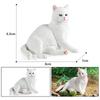 Realistic Cat Animal Figure Model, Miniature Statue, Kitten Toy Desktop Decoration