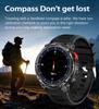 1100mAh Large Battery Durable Adult Smart Watch GPS Strong Flashlight 10ATM Waterproof BT Call Sport Smartwatch Men