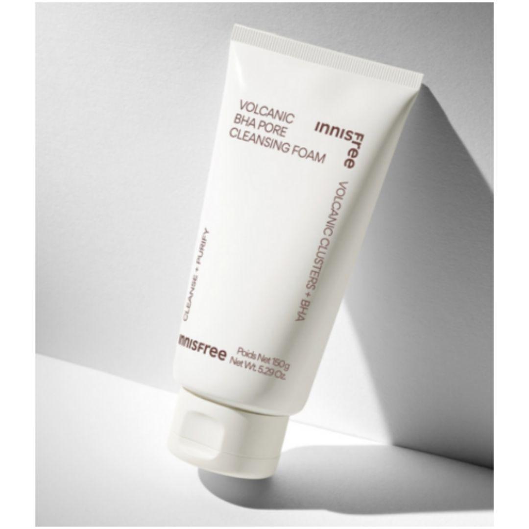 Innisfree Volcanic BHA Pore Deep Cleansing Foam Purifying Facial Cleanser 250g