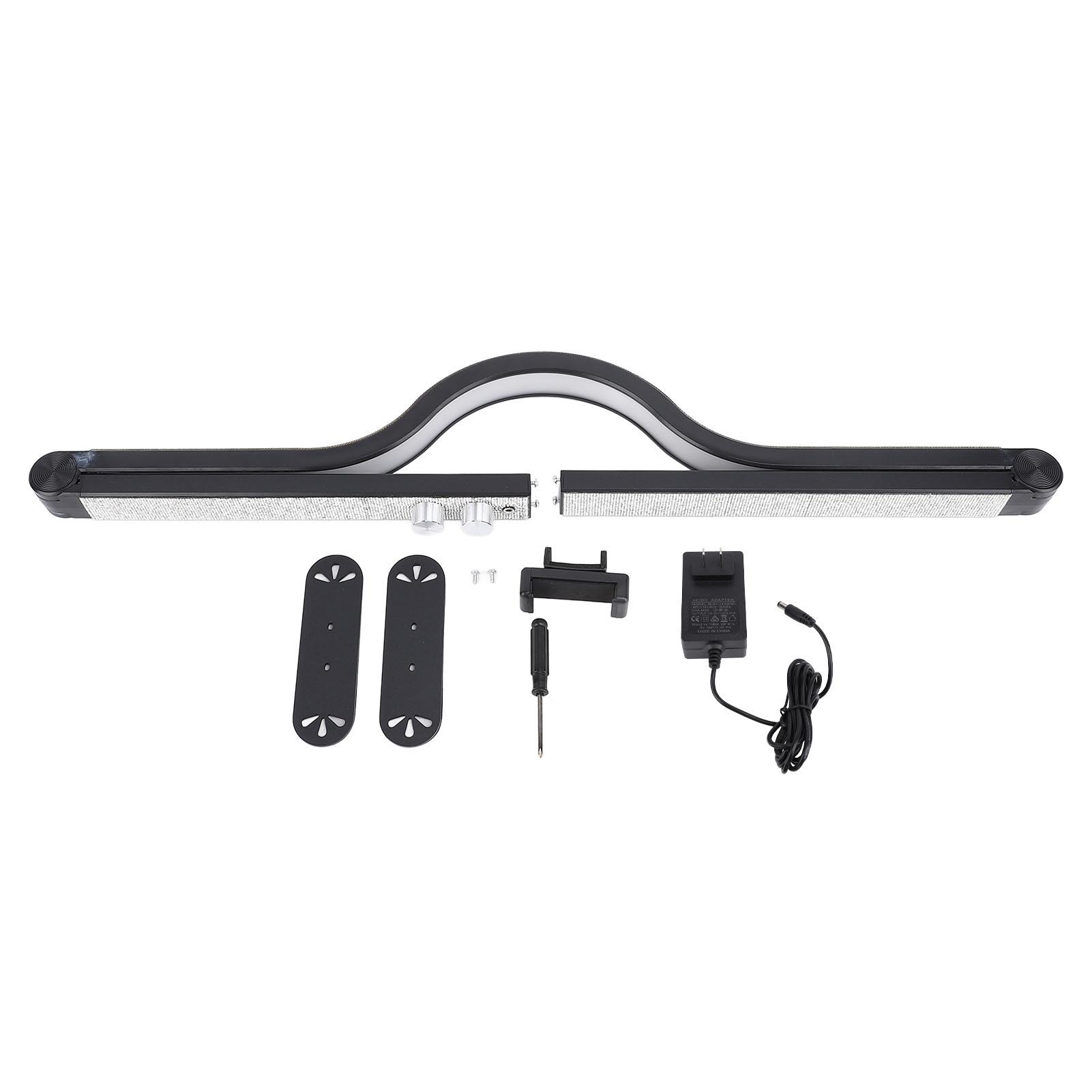 

Лампа для маникюра с держателем для телефона, плавная регулировка яркости от 3000 до 6000 К, складная светодиодная настольная лампа для маникюра