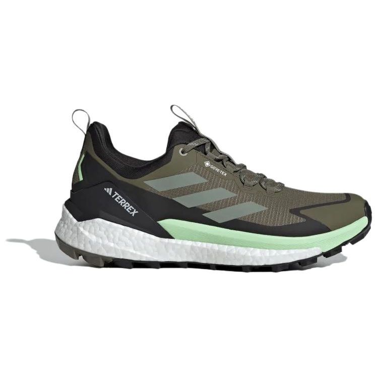 Adidas Terrex Free Hiker 2.0 Low GORE-TEX Olive Strata Silver Green Pánské tenisky Core-Black IE5104