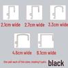 Creative Metal Desktop File Holder with Hanging Divider Hooks