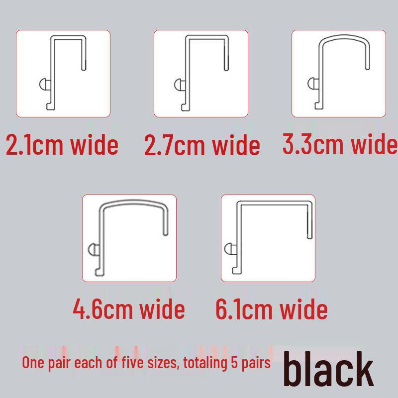 Creative Metal Desktop File Holder with Hanging Divider Hooks