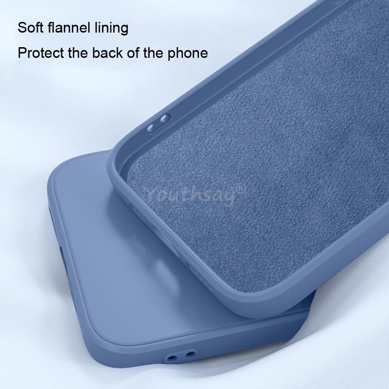 Für Xiaomi POCO X7 Pro Hülle Flüssigsilikon Plain Hülle POCO X7 Pro Hülle TPU Anti-Drop Telefonschutzhülle POCO X7 Pro Hülle