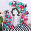 148 balloon sets for girls' birthday party decoration, pink and blue tea party party square background wall decoration balloons