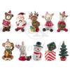 Hot Xmas Tree Exquisite Christmas Ornaments Santa Clause Resin Craft Miniature Figurine